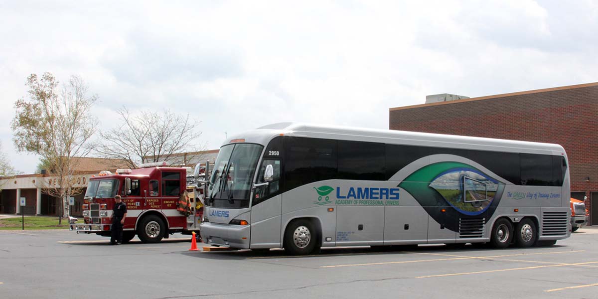 Lamers Bus Lines, Inc. driving simulator